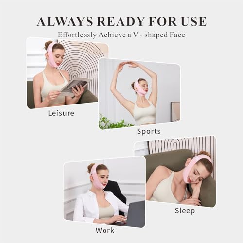 V-Line Chin Strap for Sleeping | Graphene Ice Silk Jawline Lift