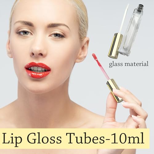 Empty Mascara Tubes 10ml Clear Glass Bottles Set