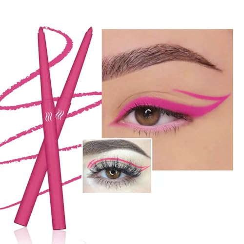 Pink Waterproof Eyeliner Pencil - 12 Hour Long Lasting