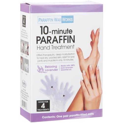 Paraffin Wax Hand Treatment Gloves - Lavender Moisturizing Spa Gloves