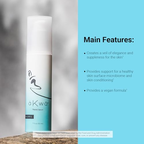 4Life - aKwa Vitamin Serum - Evens Tone, Soothes, Nourishes with Niacinamide, Fermented Green Tea Water, Red Maple, Adenosine - 1.5 oz