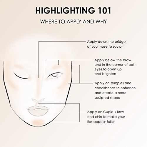 Temptu S/B Airbrush Highlighter, Champagne Shimmer, 0.25 Fl Oz