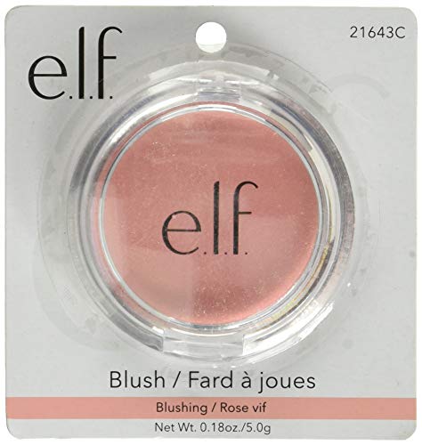 e.l.f. Long-Lasting Blush - Natural Glow, Vegan & Cruelty-Free, 0.18 Oz - Blushing Variation