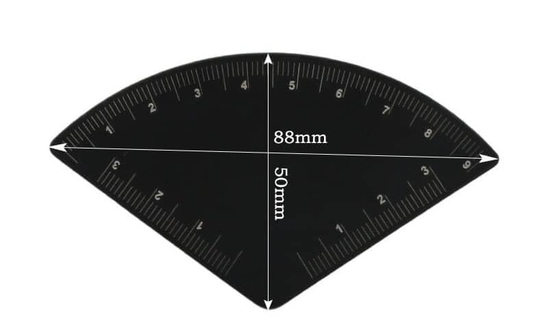 Stainless Steel Eyebrow Mapping Tool for Microblading