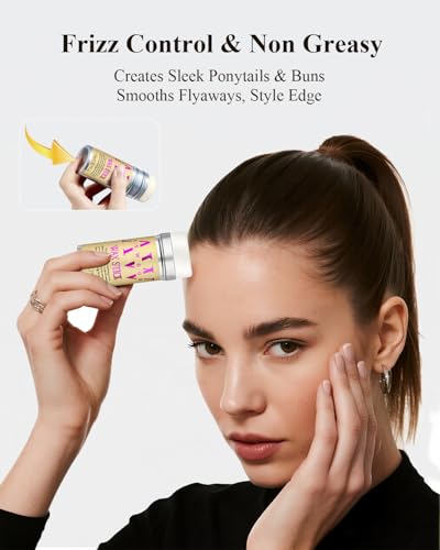 Hair Styling Kit: 5pc Wax Stick, Taming Wand & Comb Set
