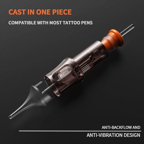 1207RL Round Liner Tattoo Needle Cartridges - 20 Pack