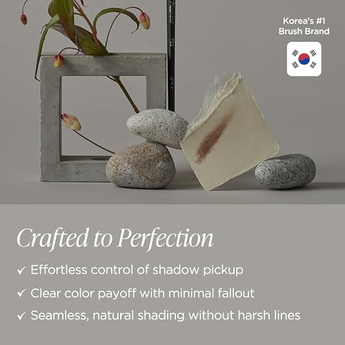 Piccasso 722 Angled Eyeliner Brush ? Thin Flat Eyeliner Brush for Precise Eye Makeup, Ideal Eyeliner Tool for Liquid Eyeliner, Gel, and Powder ? Professional Eyeshadow and Facial Brush
