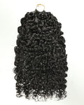 BEEOS 18-Inch Remy Human Crochet Hair - Burmese Curly Extensions