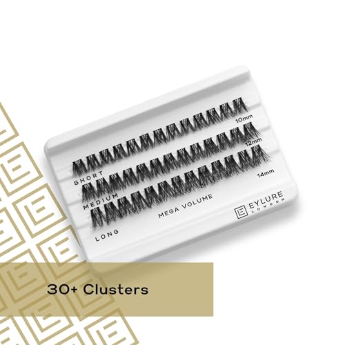 Eylure Luxe Faux Mink Mega Volume Eyelash Clusters (Pack of 2)