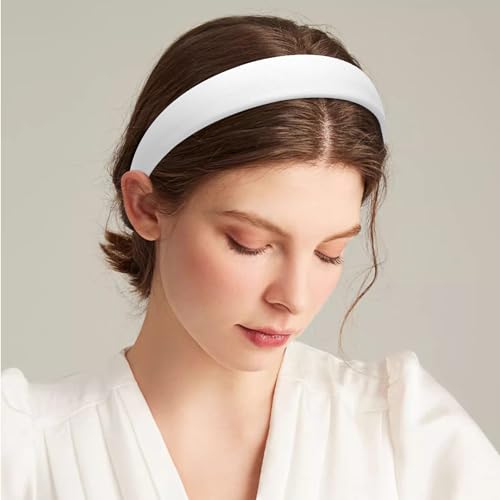 1 Inch PU Leather Padded Headband | Wide Hairband for Women