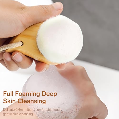 Soft Bristle Facial Cleansing Brush - Deep Pore Clean