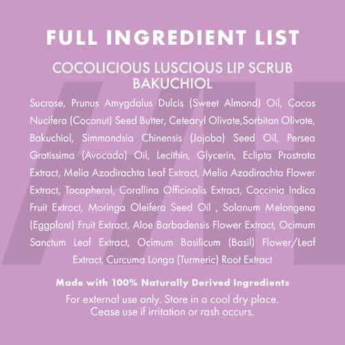 Handmade Heroes Bakuchiol Lip Scrub 1 fl oz Deep Conditioning Lip Plumper Helps Reduce Fine Lines and Wrinkles Appearance 100% Cruelty Free Vegan Lip Care for Luscious Lips