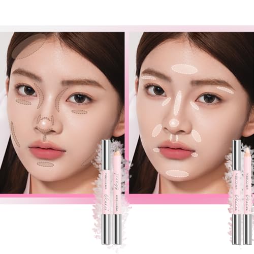 Dual-Ended Highlighter & Contour Stick – Waterproof Cream Stick