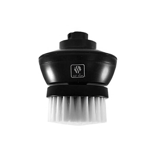 Skull Shaver Body Exfoliating Brush Attachment - Skin-Cleansing Exfoliator - Compatible with Pitbull, Palm & Butterfly Kiss Shavers - Black