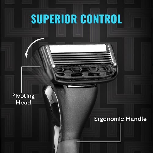 Precision 5 Blade (1 Razor 4 Cartridges) and Shaving Cream Bundle