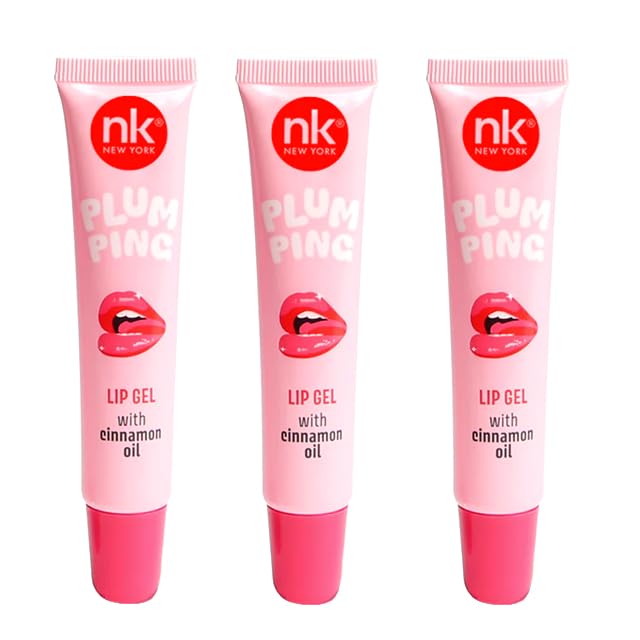 3 Pack Lip Plumping Gel with Cinnamon & Peppermint Oil