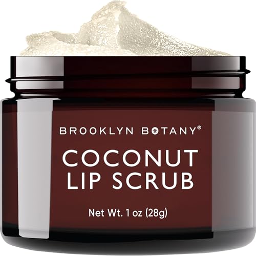 Brooklyn Botany Lip Scrub Exfoliator – Coconut Oil, 1 oz