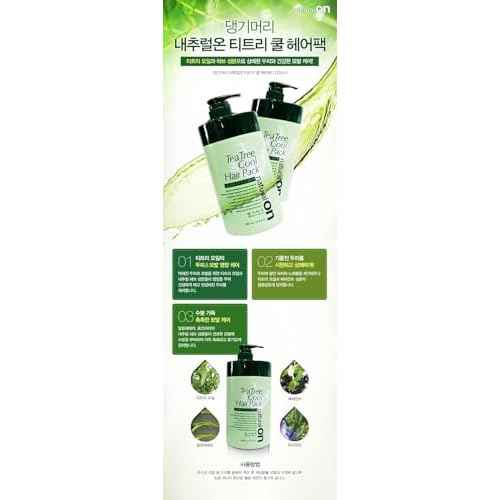 Daeng Gi Meo Ri- Tea Tree Hair and Scalp Care Pack, Freshness for Oily Scalp, Moisture for Dry Hair, 33.8fl Oz