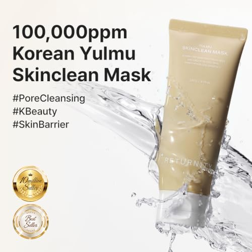 Yulmu Skinclean Mask - Gentle Exfoliating Face Mask for Pores & Uneven Skin, 120g