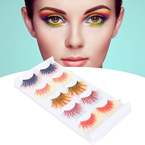 6D Fluffy Mink Eyelashes - 5 Colors Dramatic Fake Lashes