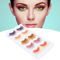 6D Fluffy Mink Eyelashes - 5 Colors Dramatic Fake Lashes