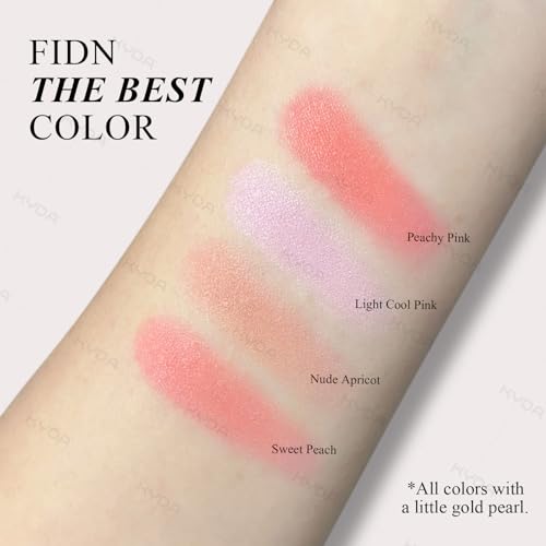 KYDA Baked Blush Palette Shimmer Marbleized Cheek Color 03