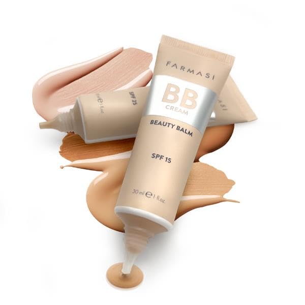 FARMASi Make Up BB Cream Beauty Balm, Full-Coverage Foundation, Concealer, Moisturizer BB Cream for All Skin Types, 1 fl. oz. / 30 ml (Medium to Tan)