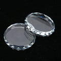 2Pcs Glass Nail Art Palette - Mixed Color Mixing Board