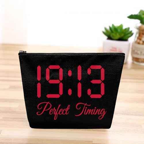 Sorority Gift Red and Black Makeup Cosmetic Bags Black Greek Sorority Gift Paraphernalia for Sister Friend