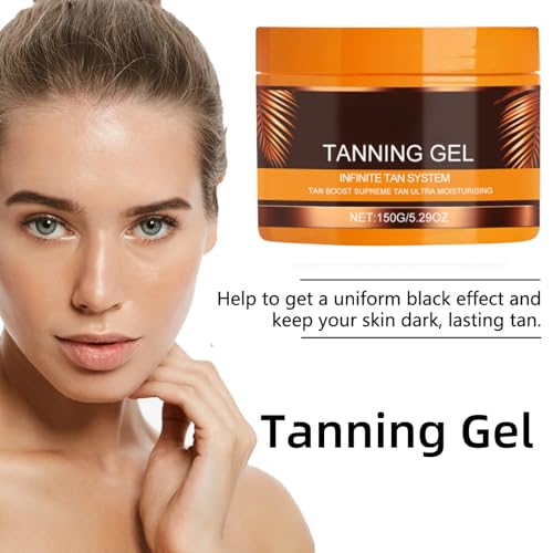 Intensive Tanning Gel, Tanning Cream, Haute BeautyTanning Gel,Tanning Gel,Tanning Gel,For Sunbeds Outdoor Sun (1PCS)