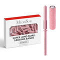 MelodySusie 50 Pcs 3.1MM Super Long Small Sanding Bands Set - 120 Grit