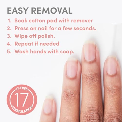 ella+mila Non-Acetone Conditioning Nail Polish Remover - Vegan, 8 fl oz