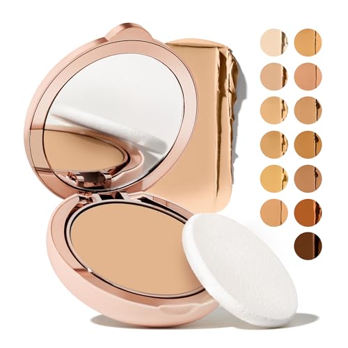 Toty by Sofia Vergara - Ilumina CC Creamy Compact SPF 50+ Mineral Broad Spectrum Sunscreen for Face - Tinted Blurring Balm SPF- Matte, Light Coverage - Water & Sweat Resistant - All Skin Types - 1C