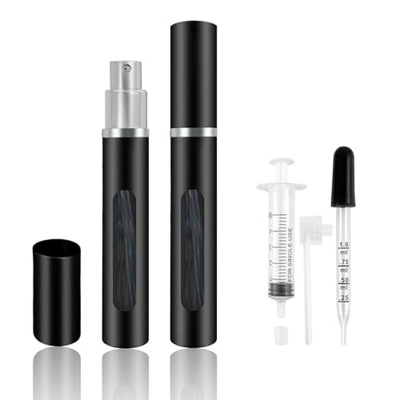 2-Pack 5ml Refillable Perfume Atomizer Bottles Travel Spray