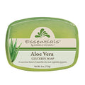 Essentials Glycerin Bar Soap, Aloe Vera, 4 Ounce, Pack of 12