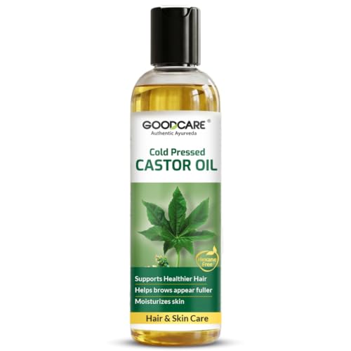 Goodcare Pure Castor Oil 6.76 FL OZ - Cold Pressed Hair & Skin