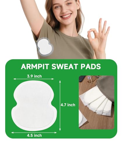 Underarm Sweat Pads - 100 Pack for All-Day Comfort & Protection
