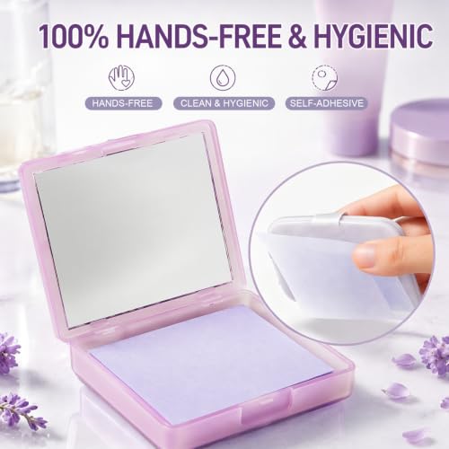 500 Oil Blotting Sheets with Mirror & Puff | Oil Control