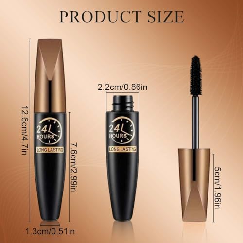ROWPOZ Waterproof 4D Silk Fiber Mascara - Lengthening & Thickening