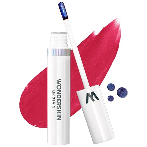 Wonderskin First Kiss Lip Stain - Long Lasting Waterproof Lip Tint & Peel-Off Mask