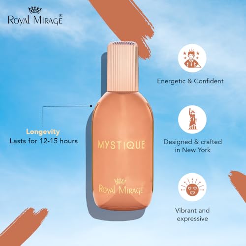 Royal Mirage Mystique Eau de Toilette for Women & Men - Fresh Citrus Woody Scent, 3.4 oz / 100ml - Variation: Mystique