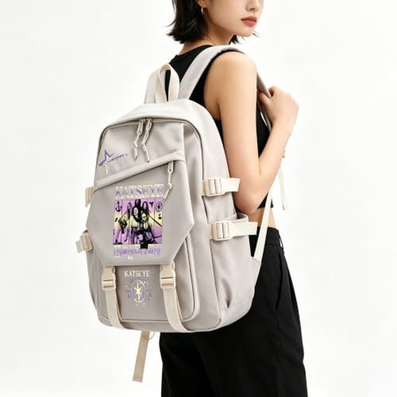 KATSEYE Graphic Backpack with USB Charging Port