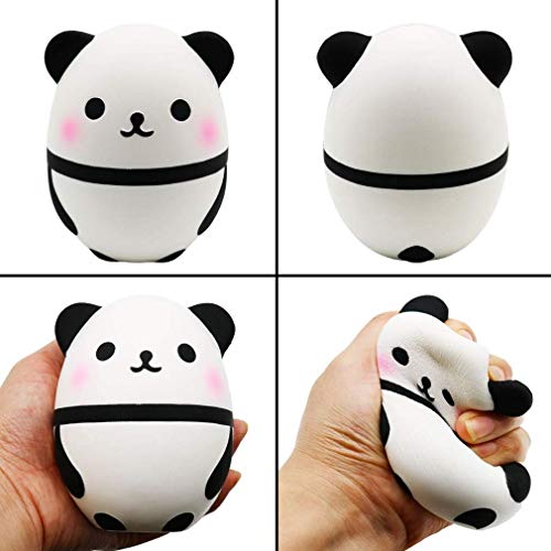 6 Pcs Jumbo Slow Rising Squishies Toy Set - Animals & Food