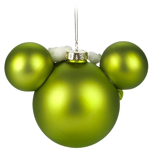 Disney Mickey Mouse Icon Glass Ball Sketchbook Ornament ? Floral