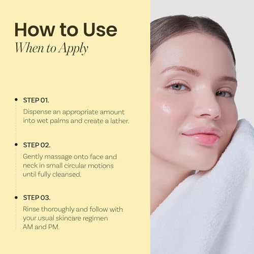 ONGREDIENTS Deep Pore Cleanser Foam | Hydrating Face Wash 4.06oz