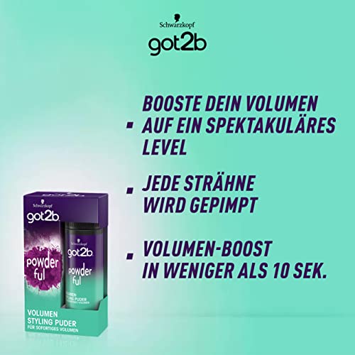 Got2B Schwarzkopf Powder'Ful Volumizing Styling Powder, 10g