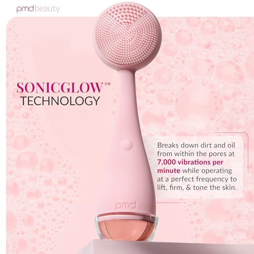PMD Beauty Clean Waterproof Silicone Facial Cleansing Brush & Massager