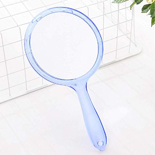 Makeup Hand Mirror 1X 3X Magnifying Travel Size Blue