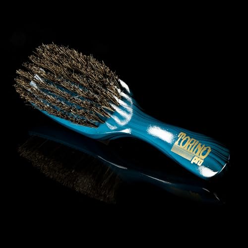 Torino Pro Wave Brush #224-7 Row Medium bristles -100% Pure Boar Bristles - Great workhorse to use in your brush sessions 360 Waves