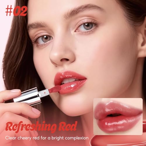 FelinWel Moisturizing Lip Oil - Glossy Sheer Finish, Non-Sticky